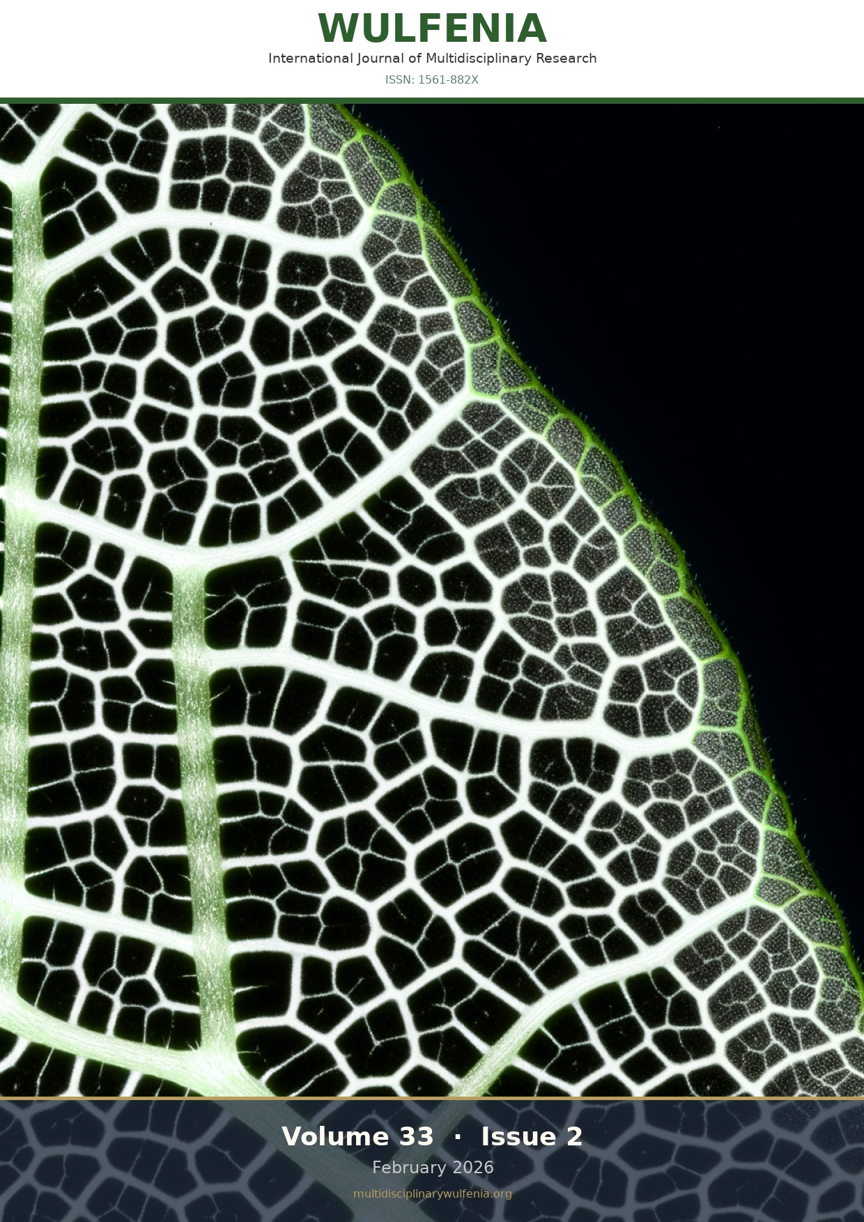 Current Issue Cover - Volume 33, Issue 2