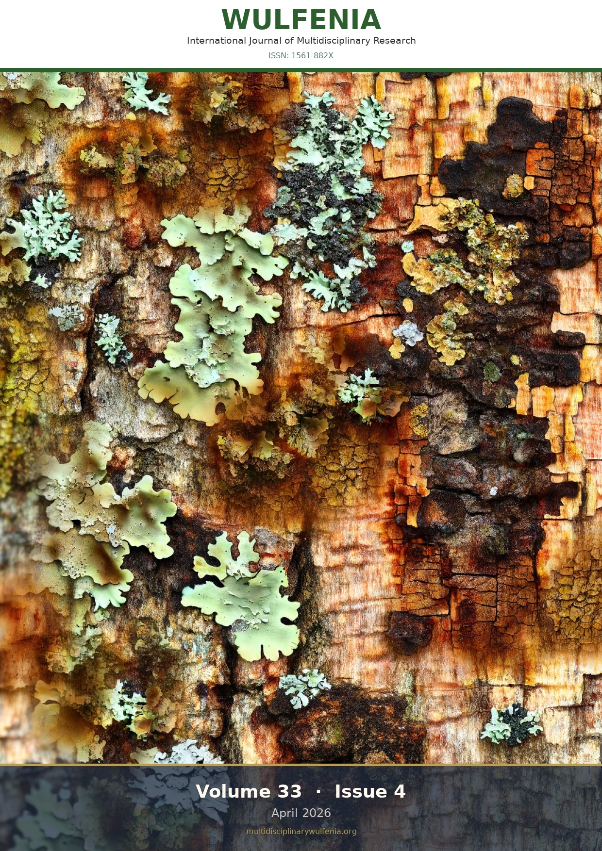 Current Issue Cover - Volume 33, Issue 4